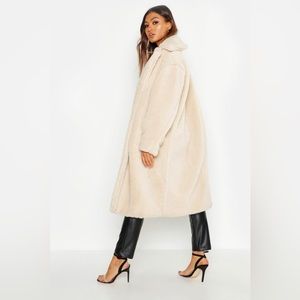Faux Fur Ivory Coat
